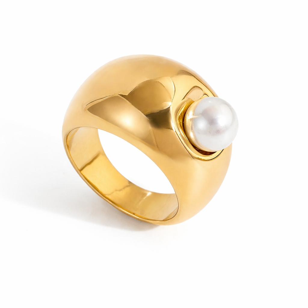 Pearl Dome Ring Artshiney